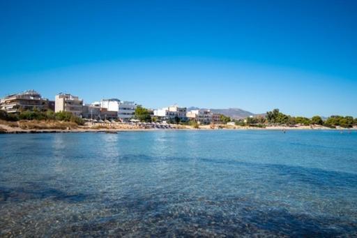 Lavish & Spacious Apt With Stunning Seaview, 10 Min Ath Airport Artémida Eksteriør bilde